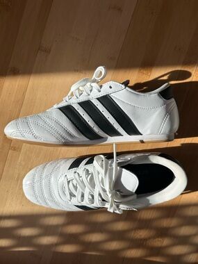 Adidas, taekwondo in the color, white and black